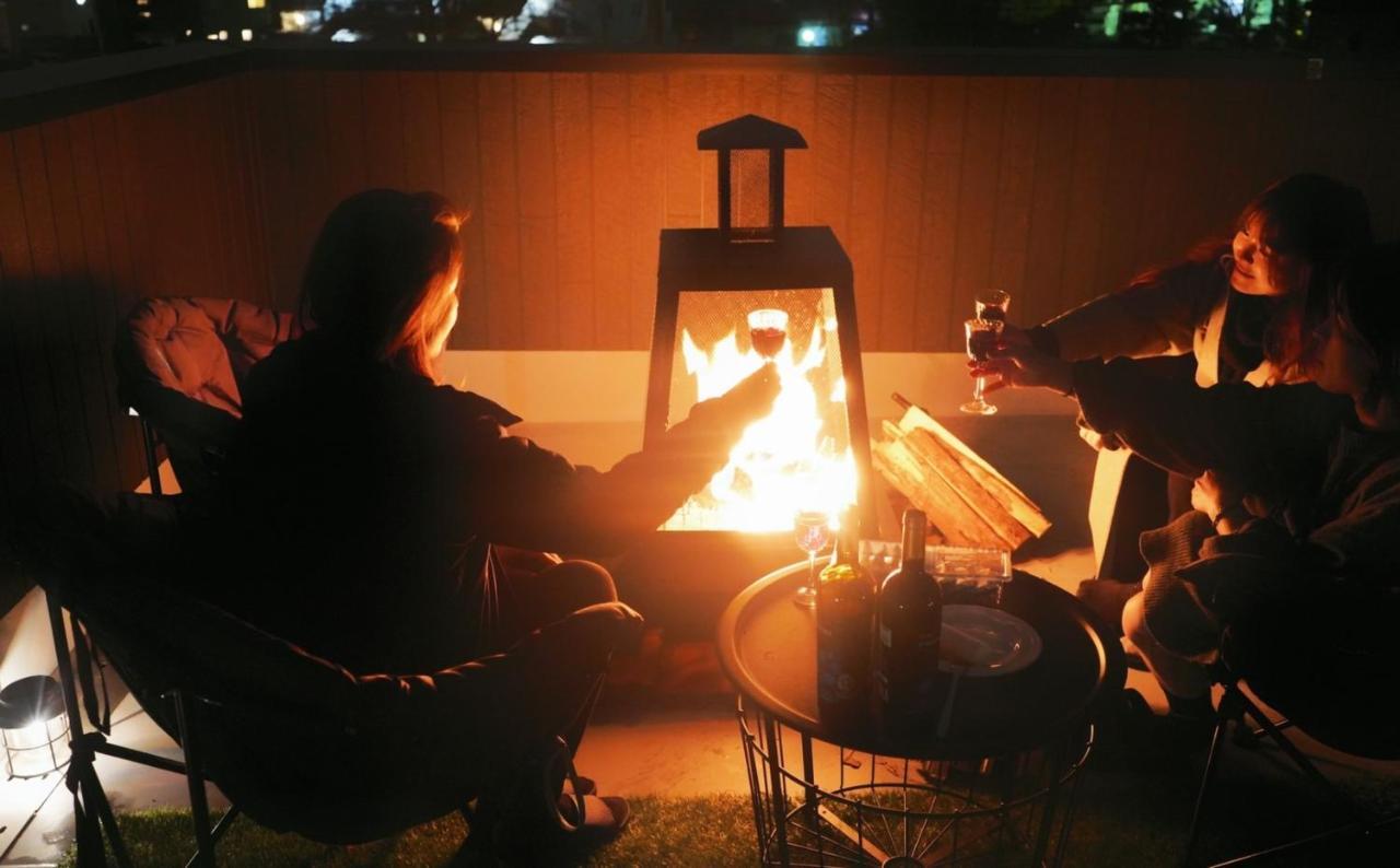 ヴィラ山間堂premier Garden Villa Bbq Bonfire Fuji View Annovillas Sankando Fudzsikavagucsiko Kültér fotó