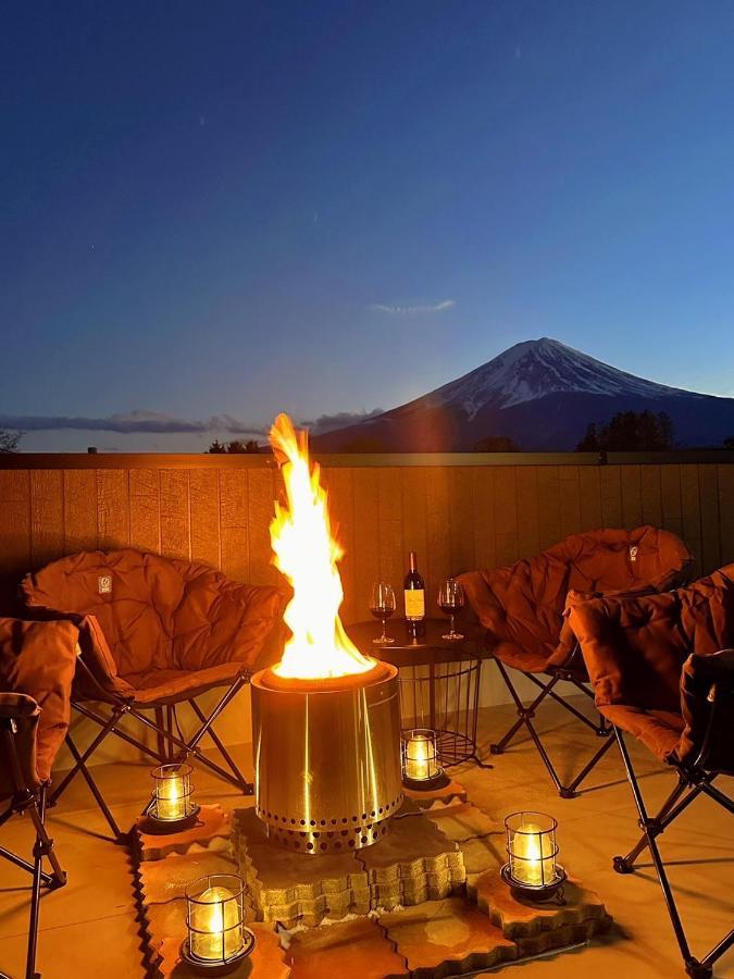 ヴィラ山間堂premier Garden Villa Bbq Bonfire Fuji View Annovillas Sankando Fudzsikavagucsiko Kültér fotó